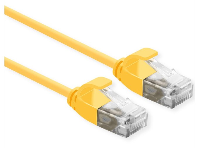 Roline UTP Datacenter Network Cable CAT.6A (class Ea), Lsoh, Slim, Amarillo 1,5M