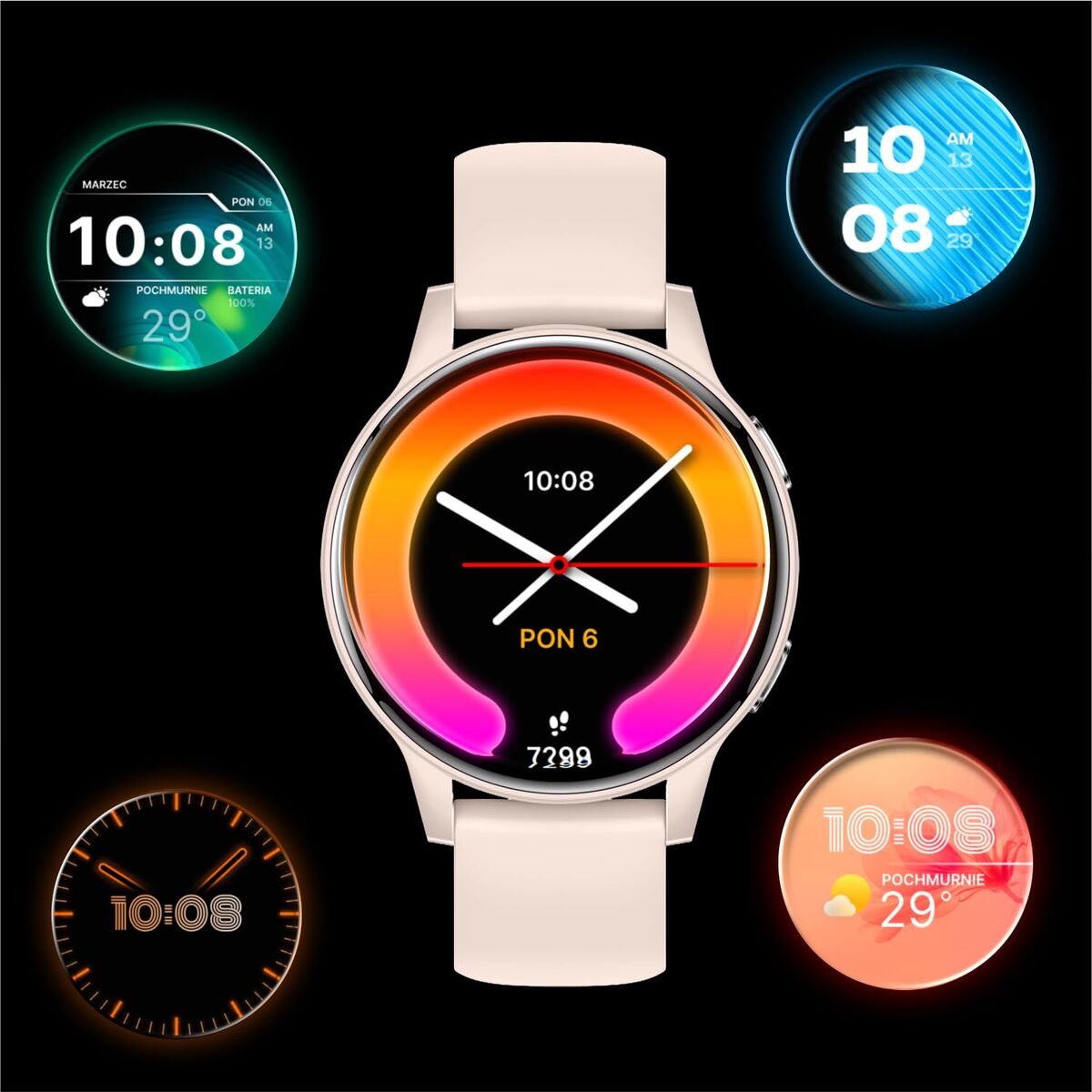 Forever Smartwatch Forever Gsm192507 Pink 1,28"