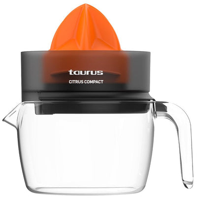 Taurus Citrus Compact Juicer Eléctrico With Arm 30W Black Orange Transparent — image 1
