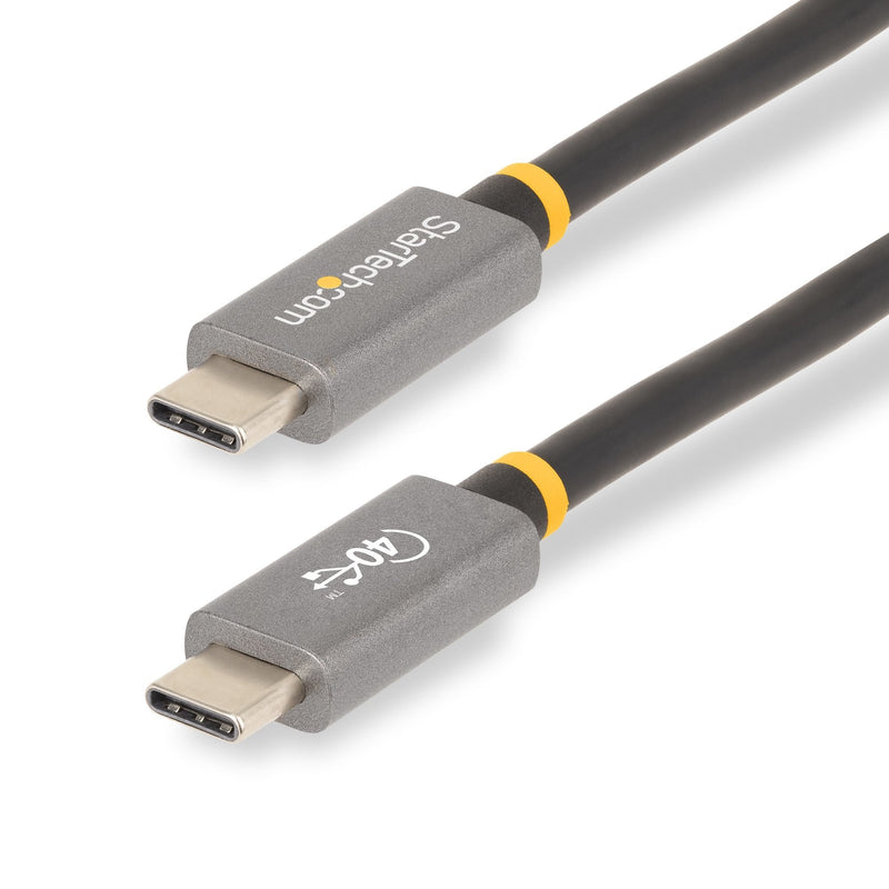 StarTech Cable 1M USB4 - USB Cable -c Certificado Usb-if 40Gbps - Power Delivery Pd 100W 8K 60HZ