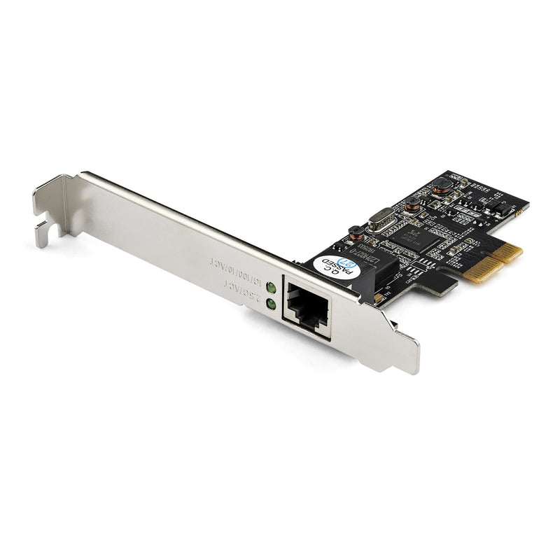 StarTech.com Network Card Pci Express 2,5GB 2.5GBASE-T, Internal Ethernet, 2500 Mbit/S, Black