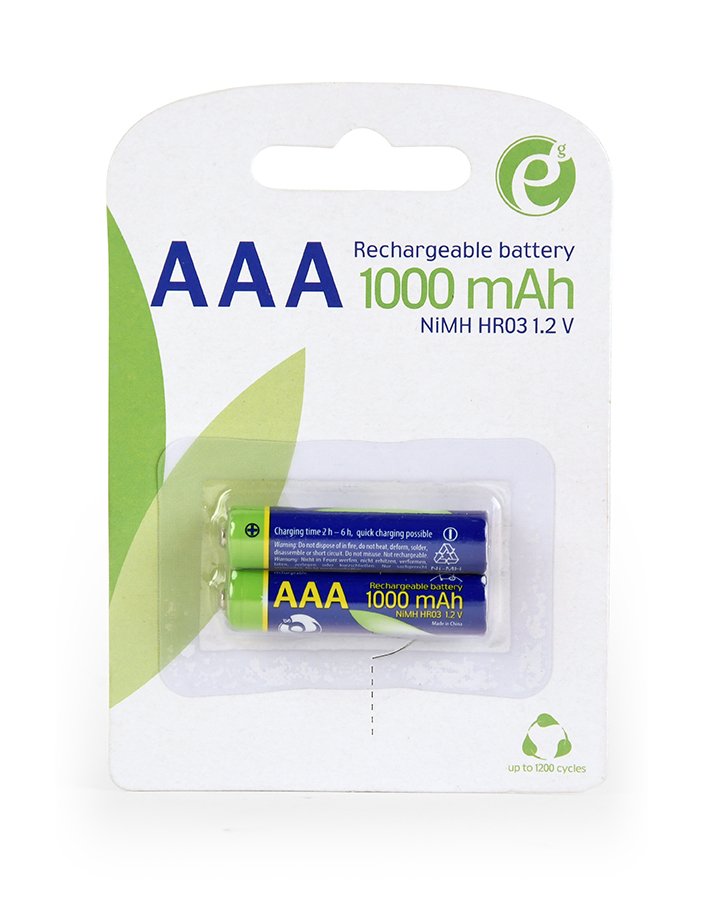 Batteries Recargables Energenie Aaa 1000MAH Ni-mh (2 Pcs) / EG-BA-AAA10-01