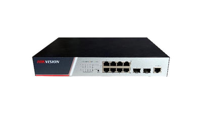 Hikvision DS-3E2510P(B) Switch Gestionado L7 Gigabit Ethernet (10/100/1000) Energía Sobre Ethernet (PoE) Black — image 1