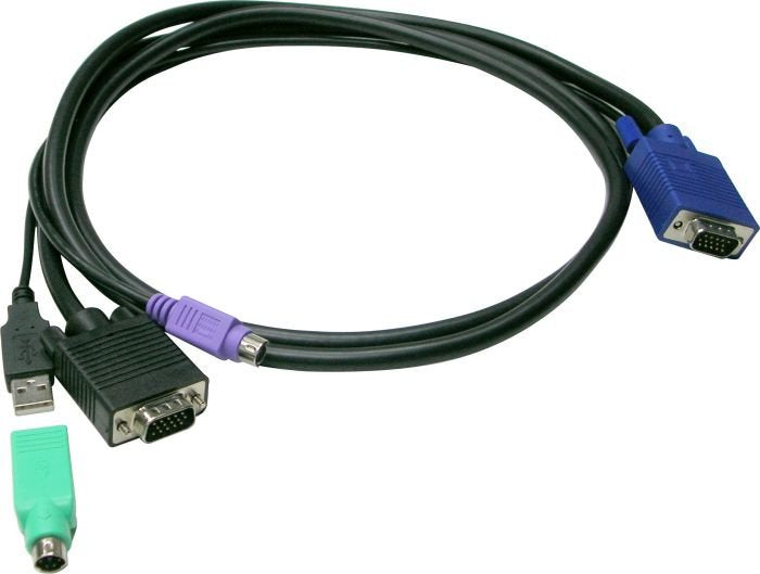 Levelone KVM Cable ACC-3201 USB + Ps 2 1,80M
