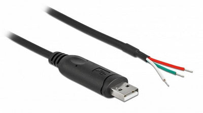 Delock USB Cable 2.0 Type a Serie RS-232 With 3 Extremos Cable Abiertos 1M — image 1