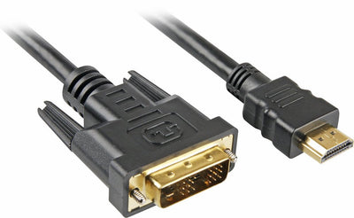 Sharkoon HDMI Cable DVI-d 5M Black — image 1