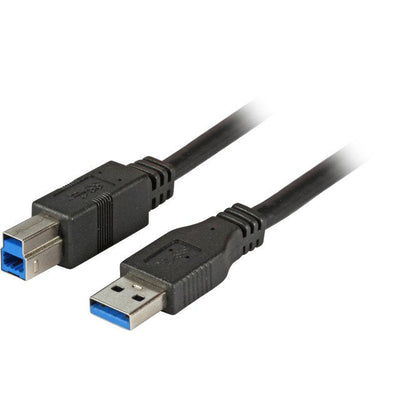 EFB Elektronik 1.8M USB 3.0A/B USB Cable 1,8M 3.2 Gen 1 (3.1 Gen 1) USB a USB B Black — image 1