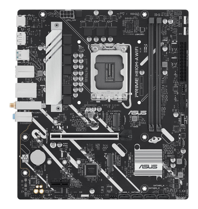 ASUS Motherboard Prime H810M-A Wi-Fi Intel, LGA1851,DDR5,MATX