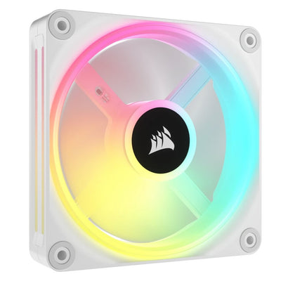 Corsair Fan 120*120*25 QX120 RGB LED Fan White Single — image 1