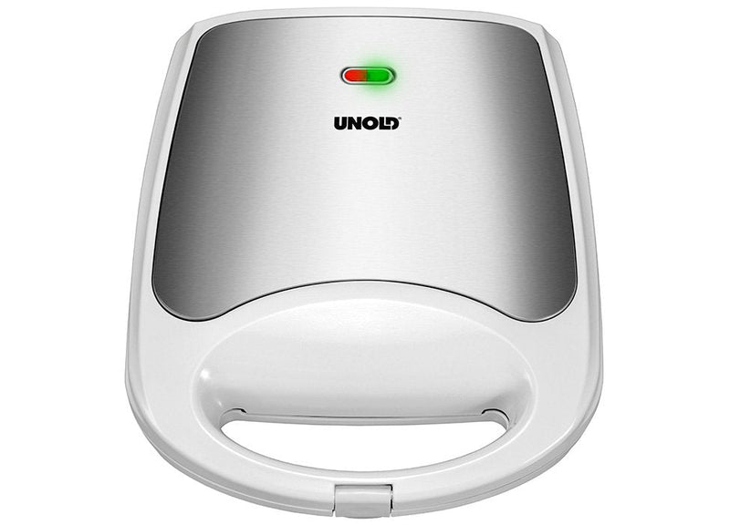 Unold Sandwichera Quadro 1100W Silver White
