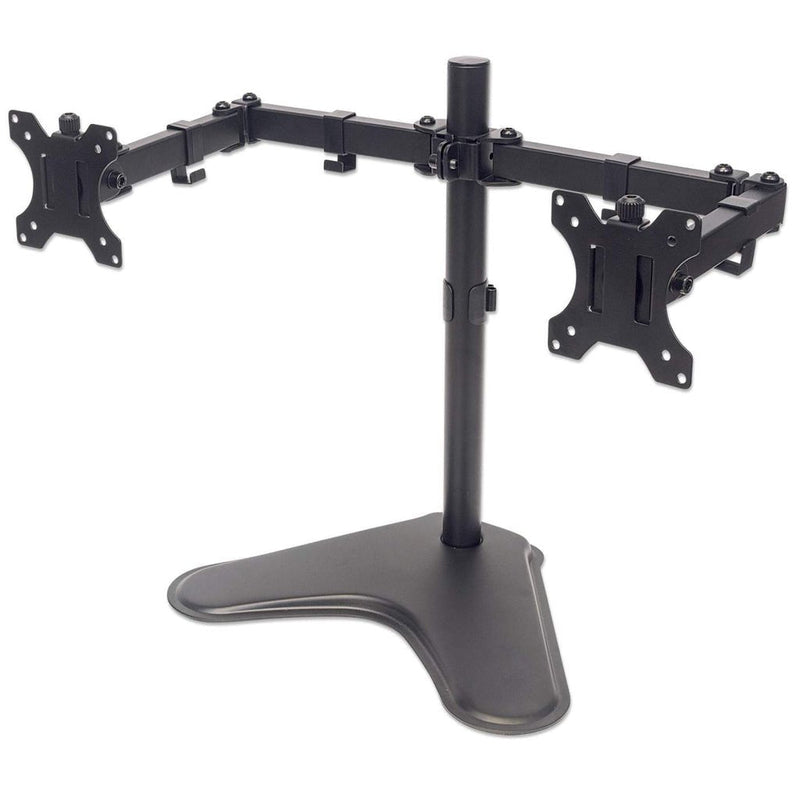 Manhattan Stand Dos Monitores, Arms Double Articulación 13A 32, Up To 8KG, Black