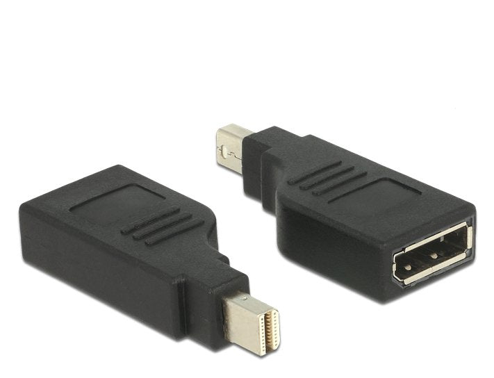 Delock Adapter Mini DisplayPort - DisplayPort M/H 4K 90° Sw