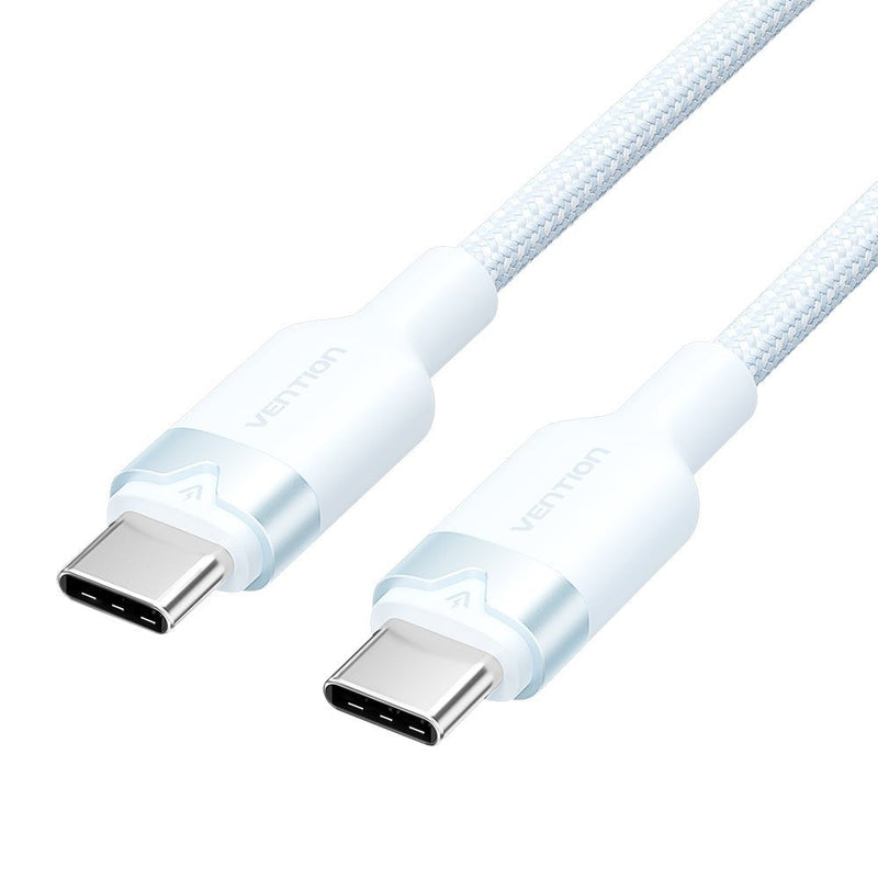 Vention USB Cable 2.0 Type-c 3A Trdsf USB Type-c Male USB Type-c Male Up To 60W 480Mbps 1M Blue