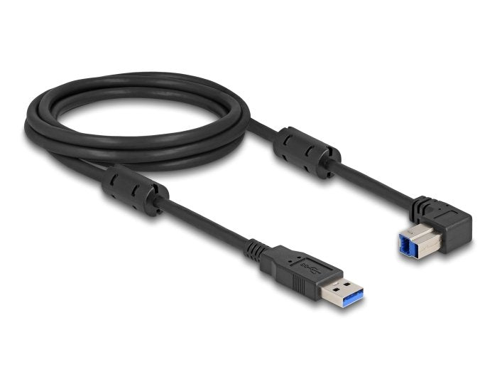 Delock USB 5Gbps Cable Type a Connector Male a Type B Connector Male 90° Abajo Angulado 2M