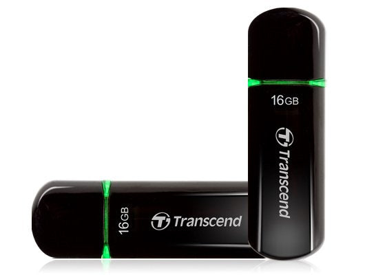 Transcend USB Flash Unidad 16GB USB 2.0 Jetflash 600 Ultra Fast Verde