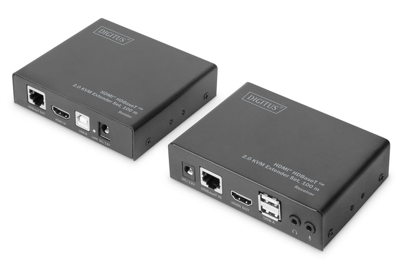 Digitus Extensor KVM HDMI Hdbaset 2.0, 100M