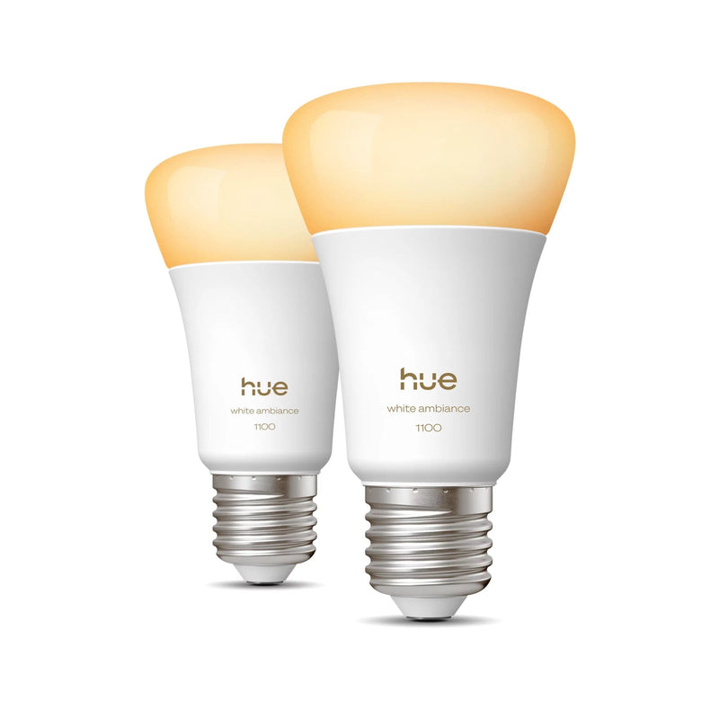 Philips Hue Bulb LED Smart A60, White Ambiance, E27, 8,1W, Light Espectro Complete 1000 K-20.000 K, 1100 Lm, R
