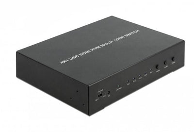 Delock KVM 4IN1 Multiview Switch 4x HDMI USB 2.0, Switch KVM 11488 — image 1