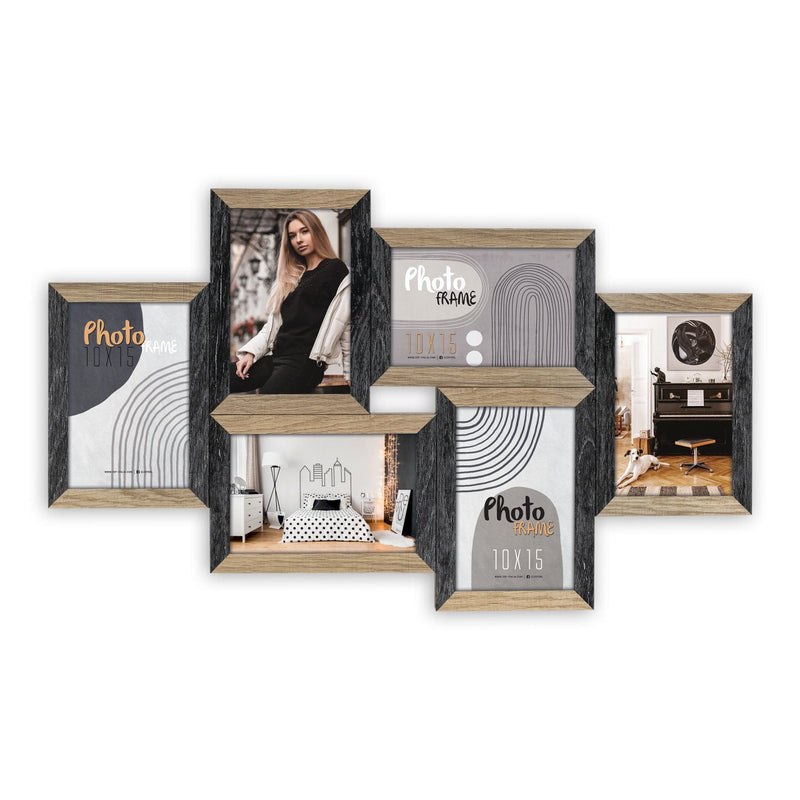 Zep Vercelli Black 6X10X15 Wood Gallery DN688B