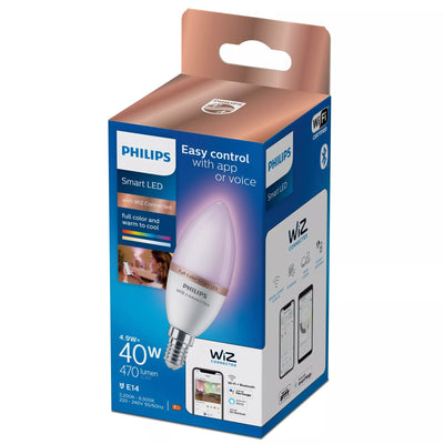 Philips Bulb LED Candle E14 4,9W Full Colors 470LM Wi-Fi Wiz — image 1