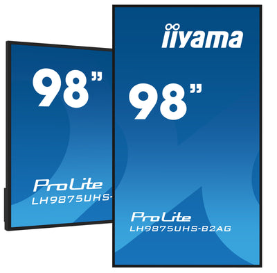 Iiyama LH9875UHS-B2AG Screen Señalización Screen Plana Señalización Digital 2,48M (97.5) LED Wi-Fi 500 Cd M² 4 — image 1