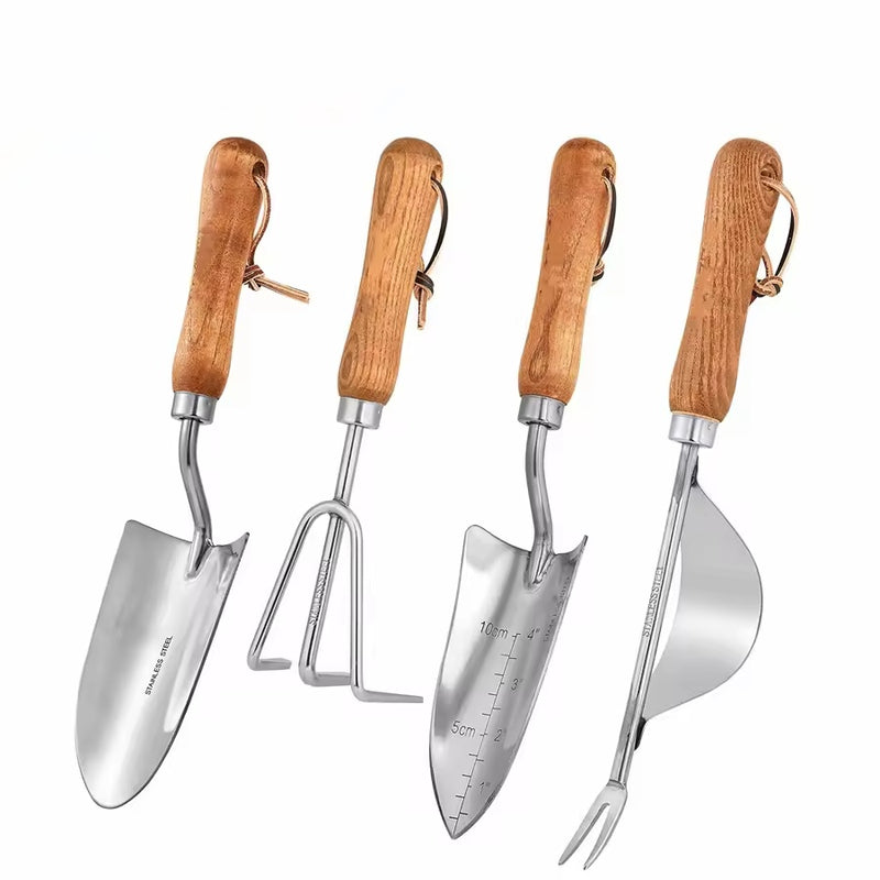 Wooden Handle Steel Gardening Tools Small Shovel