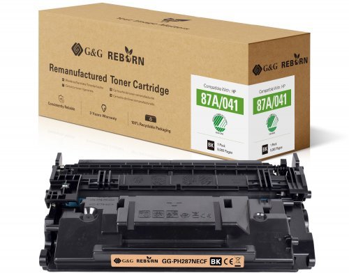 G&g Reborn-toner Compatible With HP 87A / CF287A