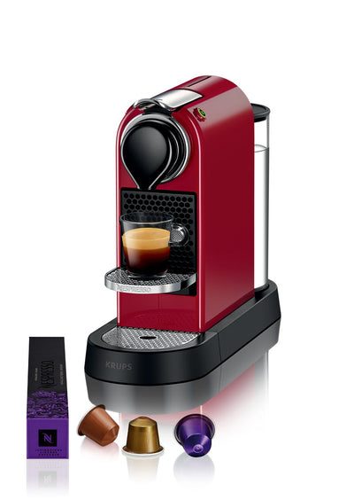 Krups Nespresso XN7415 Coffee Machine Eléctrica Máquina Espresso, Coffee Machine Cápsulas Red Máquina Espresso — image 1