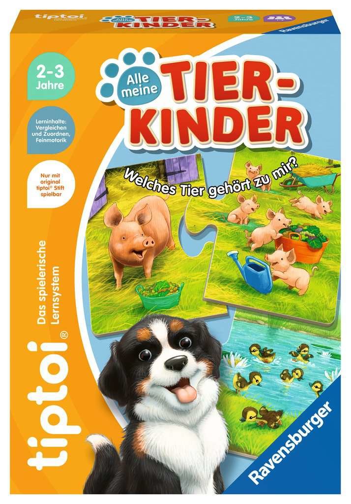 Ravensburger Puzzle Tiptoi Alle Meine Tierkinder 00108