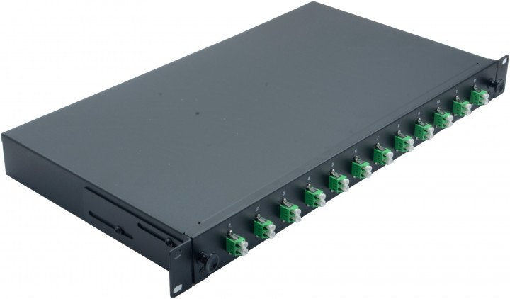 Helos Lwl 19 Spleissbox 12 X Lc/Apc Duplex OS2, Spleissfertig, Black
