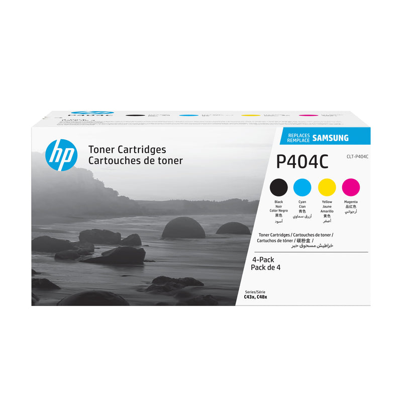 Cntóner Genuine Samsung CLT-404S Multipack Cyan Magenta Yellow Black