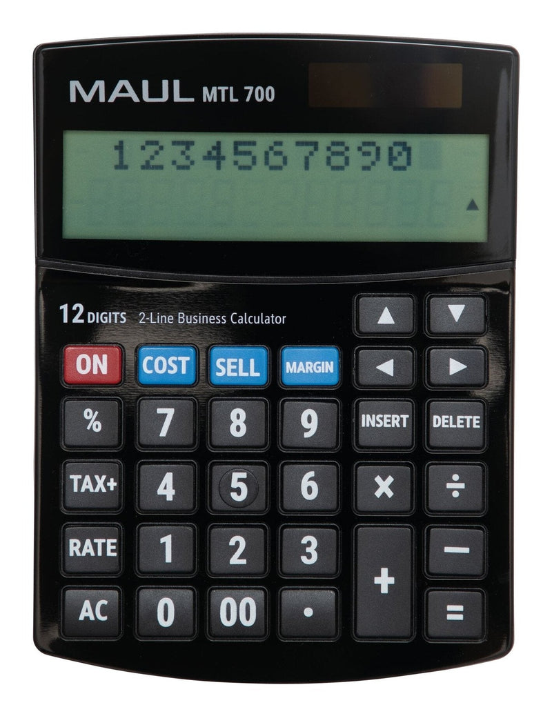 Maul Calculator Comercial Mtl 700 Calculator With Funciones Comerciales Screen 12 Dígitos With 2 Líneas Funció