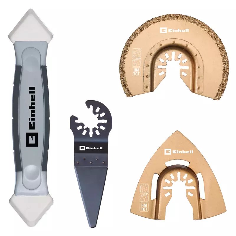 Einhell Set Of Tools Múltiples Azulejos, 4 Pieces Muela Abrasiva (para Tools Multifunción 49708750