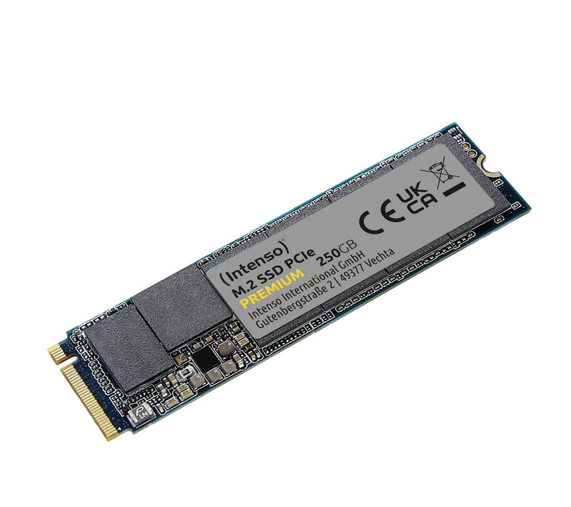 Intenso Drive SSD Premium M.2 250GB PCIE GEN.3X4 2280 1100MB/S 2100MB/S 3D-NAND Flash NVMe 1.3
