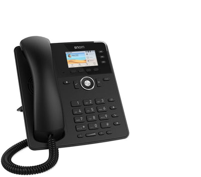 Snom D717 Black PoE Or 5VDC - 4P4C + Hac USB - Version Alemana — image 1