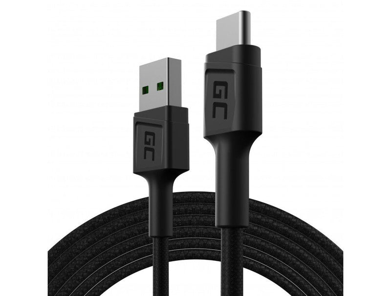 Greencell Cable Gc Powerstream USB-A - USB-C 200CM Ultra Charge Qc 3.0