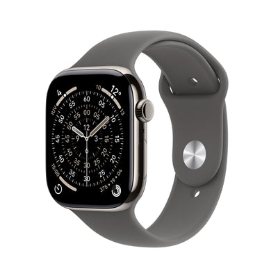 Apple Watch Series 11, Smartwatch Titan Nature, Box Of Titanio, 42MM, Strap Deportiva Grey Piedra M/L, Cellula — image 1