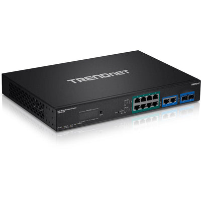 Trendnet TPE-3012LS Switch Gestionado Gigabit Ethernet (10/100/1000) Black 1U Energía Sobre Ethernet (PoE) — image 1