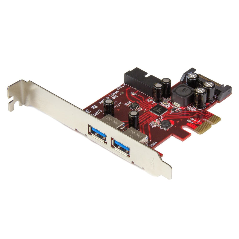 StarTech Card Pci Express 2 Ports Externos 2 Internos USB 3.0 With Alimentaciãn SATA
