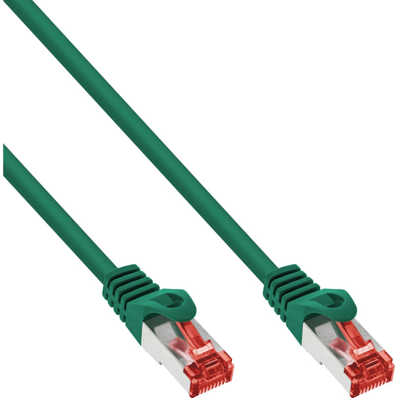Inline Network Cable S/FTP Pimf CAT.6 250MHZ Cobre Libre Halógenos Green 5M