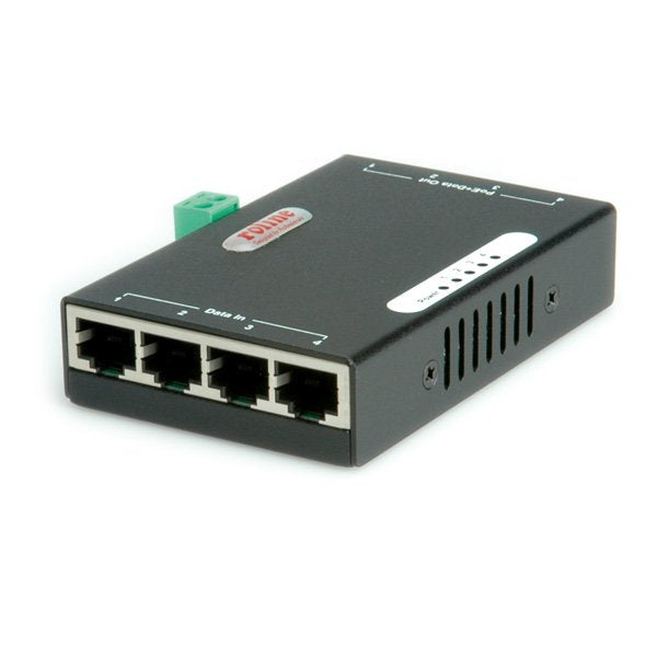 Roline Kab Gigabit Ethernet PoE Injektor 4 Ports