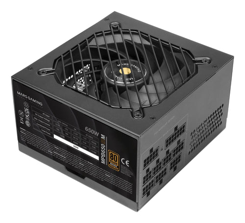 Mars Gaming Power Supply MPB650SIM 650W Fan 12CM 80 Plus Bronze — image 1