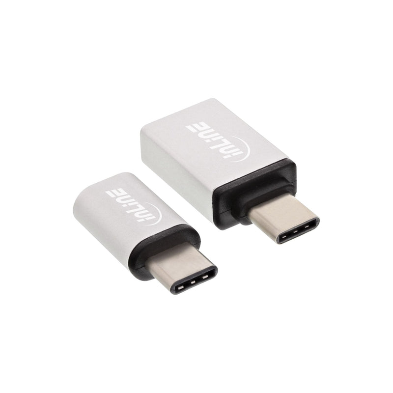 Inline Set Of Adaptadores USB Type-c, Type-c Male a Micro-usb Female Or USB3.0A Female