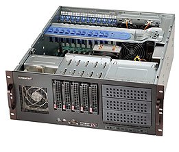 Supermicro Chassis 4U 5X3.5INCH Hotswap SAS3 HDD W/ PSU 800W Pws USB 3 — image 1