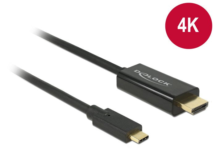 Delock USB Cable Type-c ™ - HDMI M/M (dp Alt Mode) 4K 30 HZ 1M Black