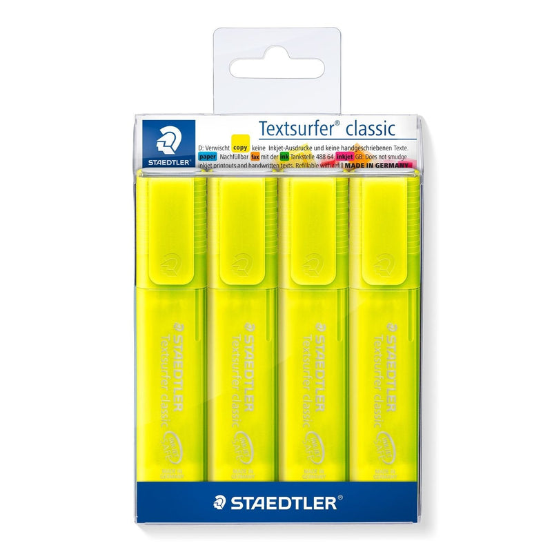 Staedtler Subrallador Textsurfer Clas 4PCS Yellow