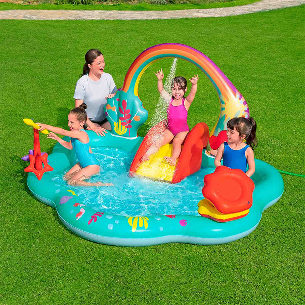 Bestway Children's Pool Bestway 221 X 193 X 117 Cm Playground