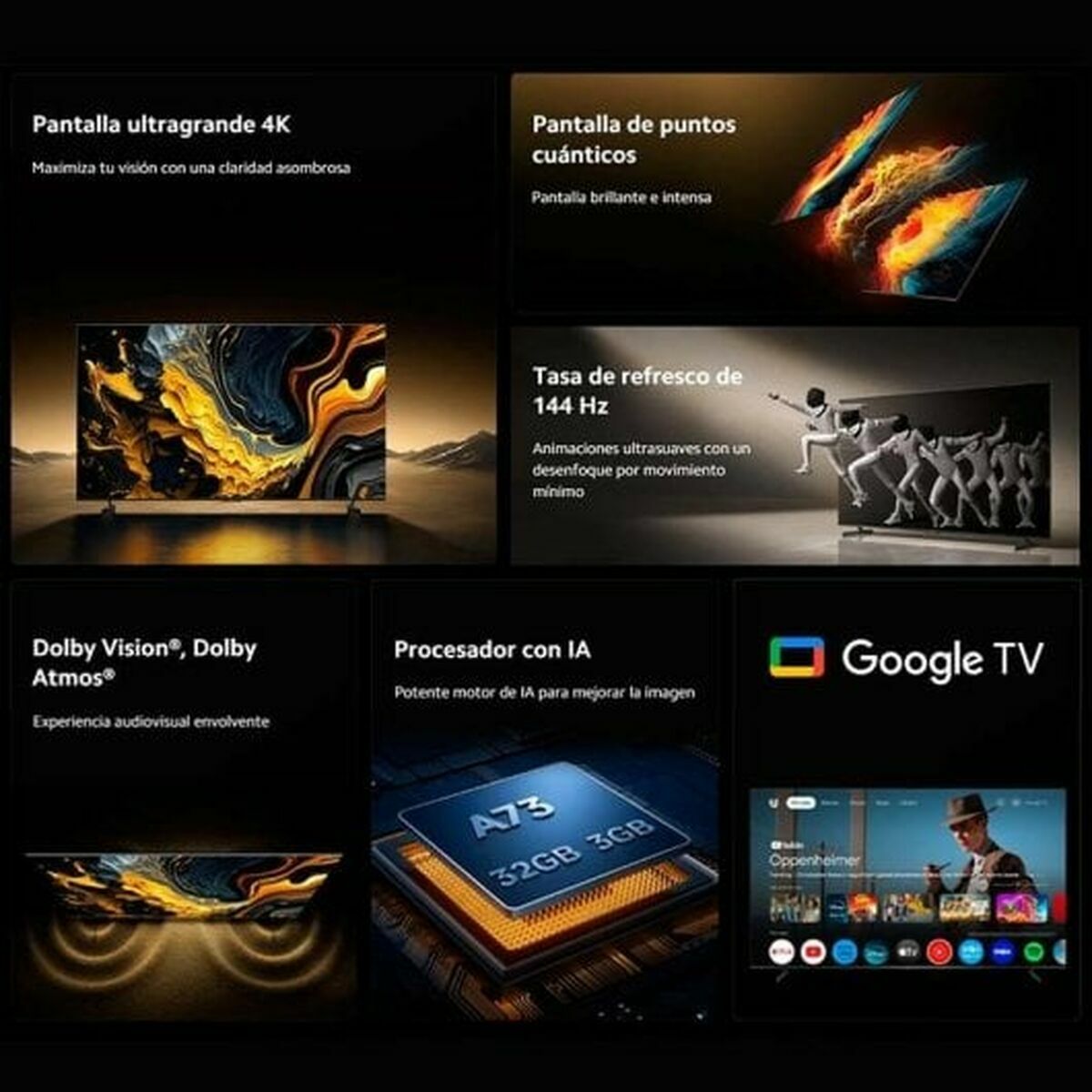 Smart TV Xiaomi ELA5692EU 100" 4K Ultra HD LED HDR QLED (Refurbished A)