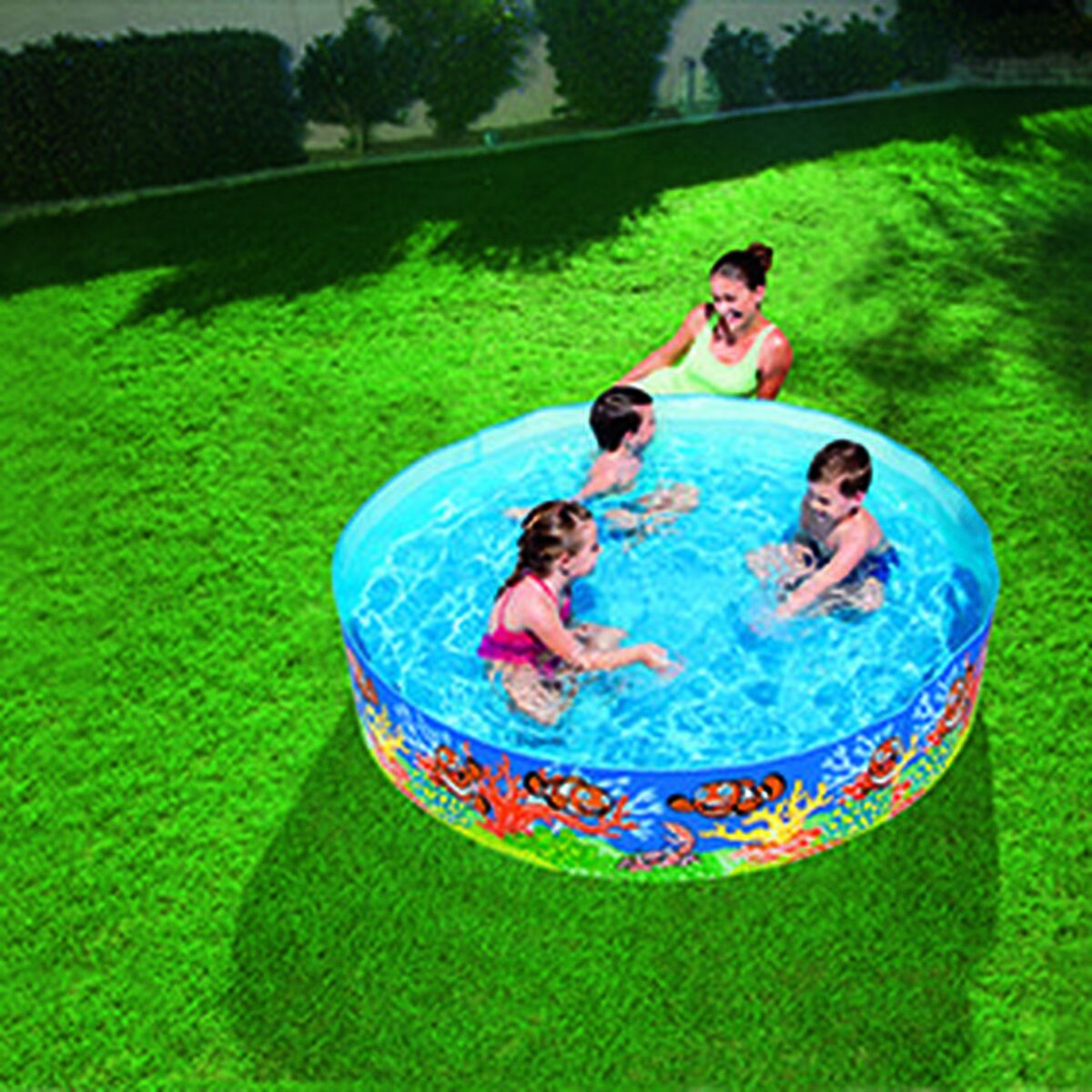 Inflatable Paddling Pool for Children Bestway Navy 183 x 38 cm