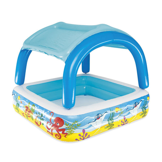 Bestway Inflatable Paddling Pool For Children Bestway 140 X 140 X 114 Cm